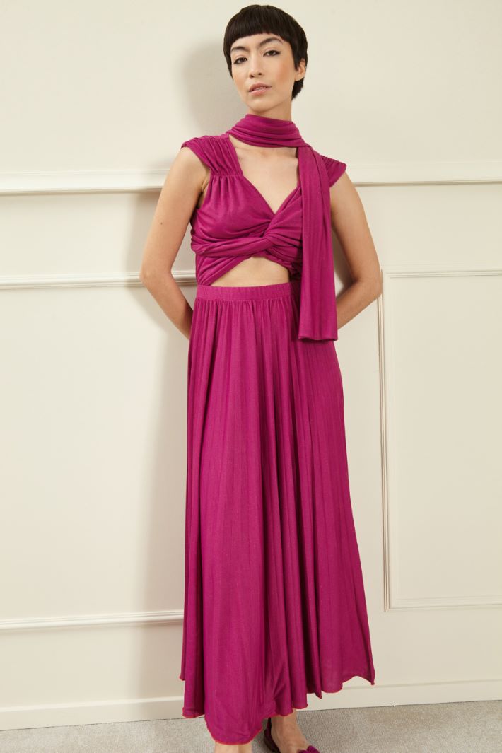 Abito in jersey con cut out - ORCHIDEA - Fashion Market - 2