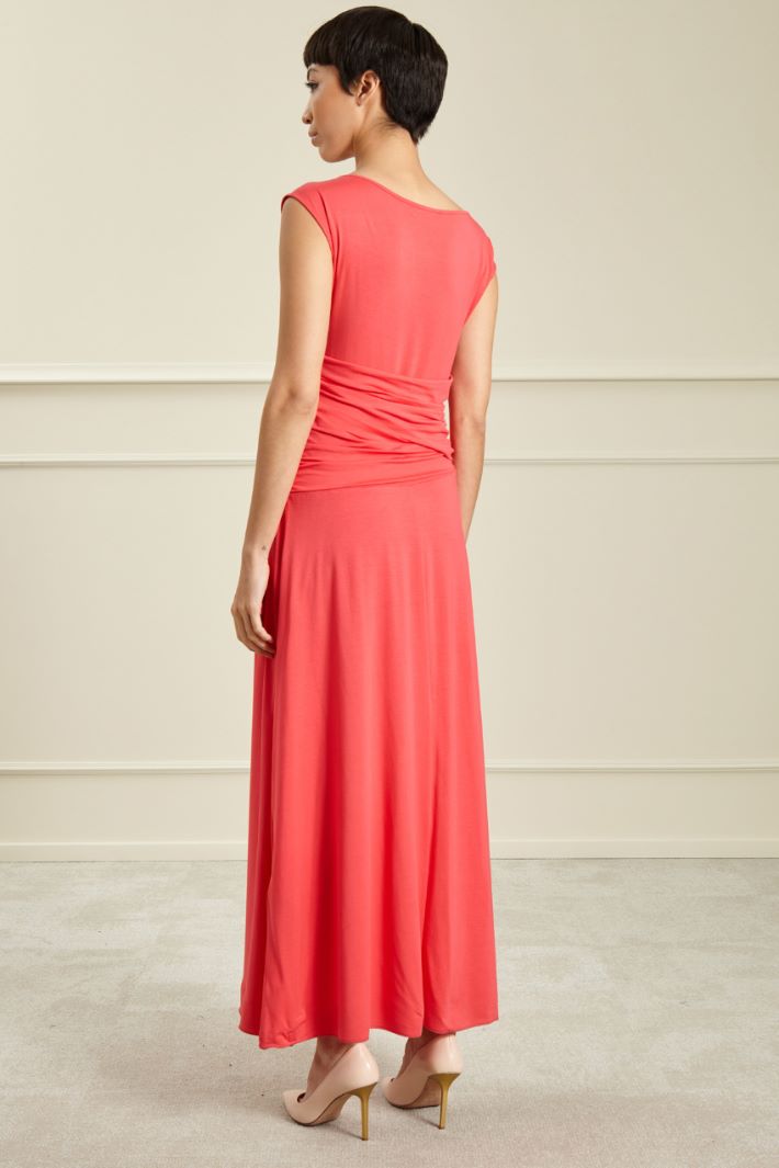 Abito lungo in jersey - FRAGOLA - Fashion Market - 4
