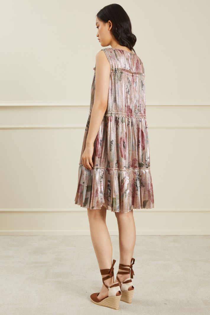 Abito in tulle effetto bagnato - ROSA ANTICO - Fashion Market - 4