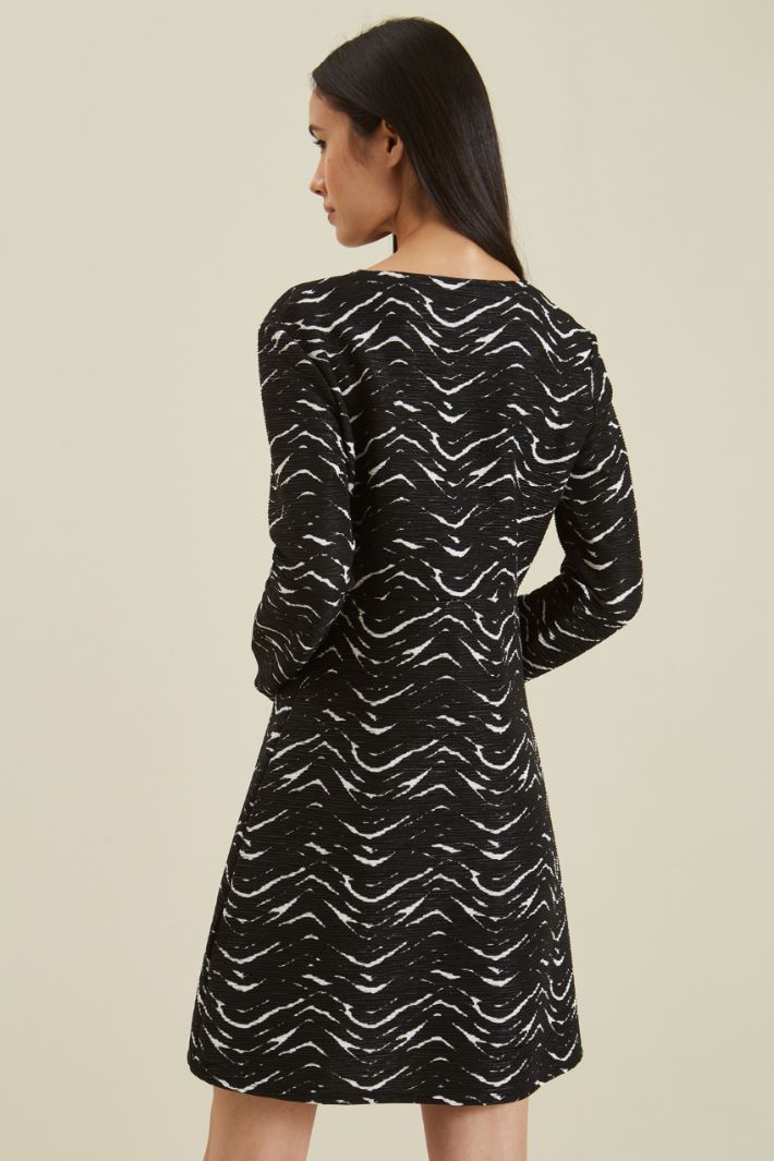 Abito in jersey con incrocio Fashion Market - 4