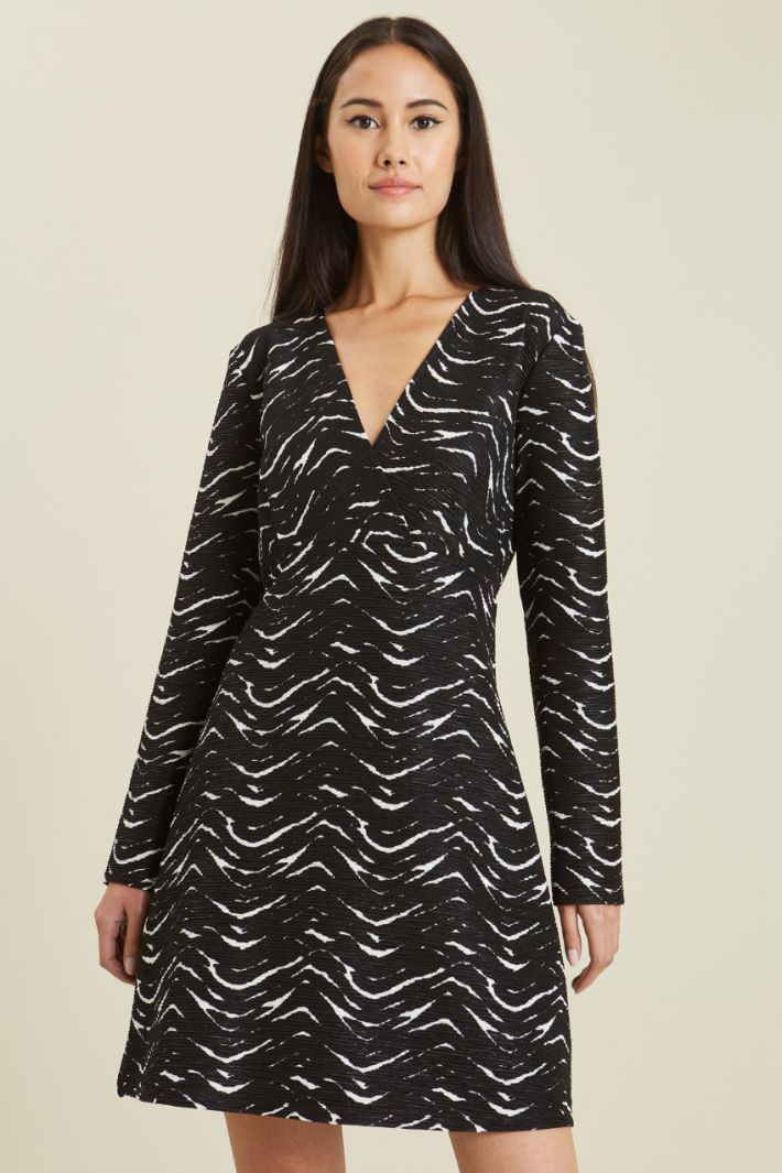 Abito in jersey con incrocio Fashion Market - 2