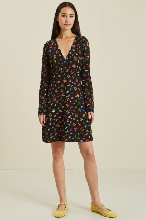 Abito in jersey con incrocio Fashion Market