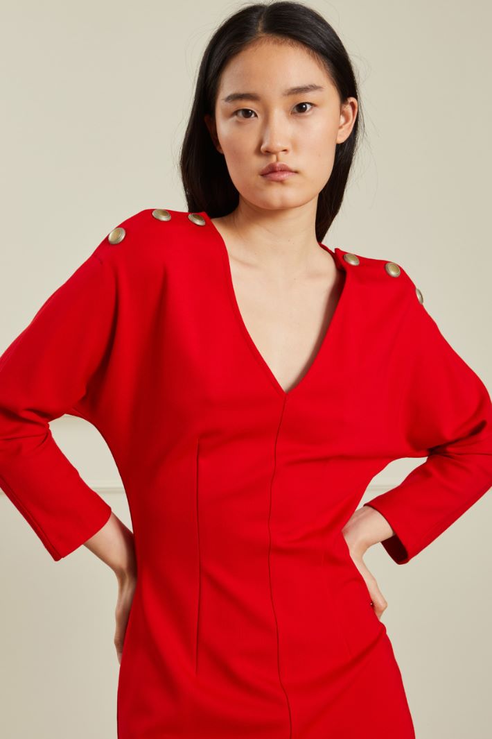 Abito corto in jersey Fashion Market - 3