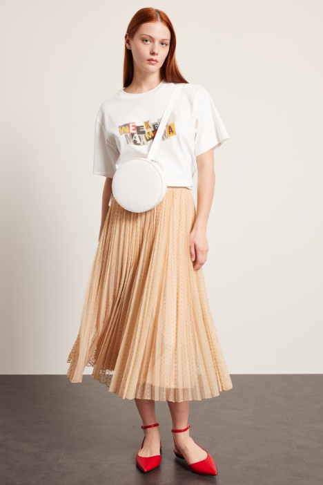 Gonna plissè in tulle  Fashion Market