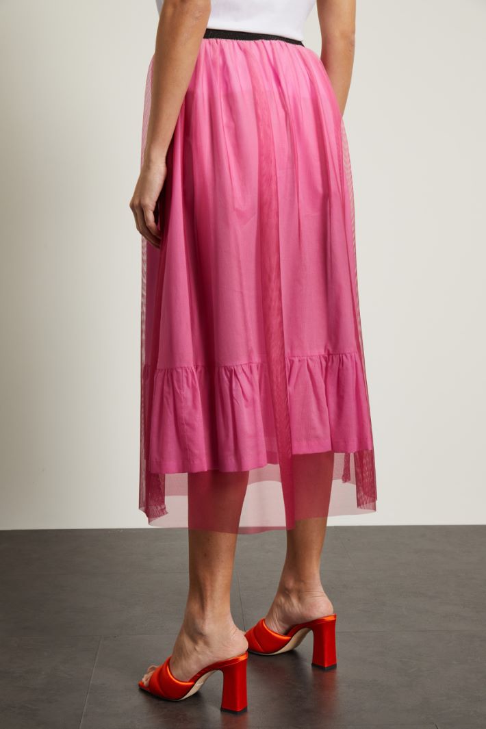 Gonna in tulle stampato Fashion Market - 4