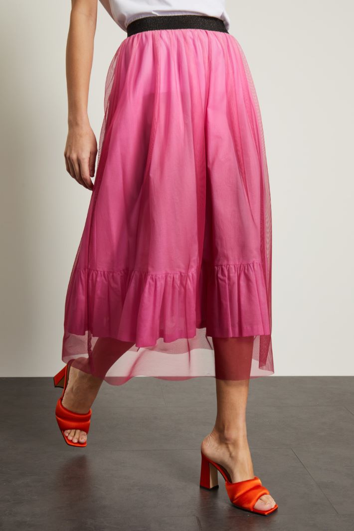 Gonna in tulle stampato Fashion Market - 2