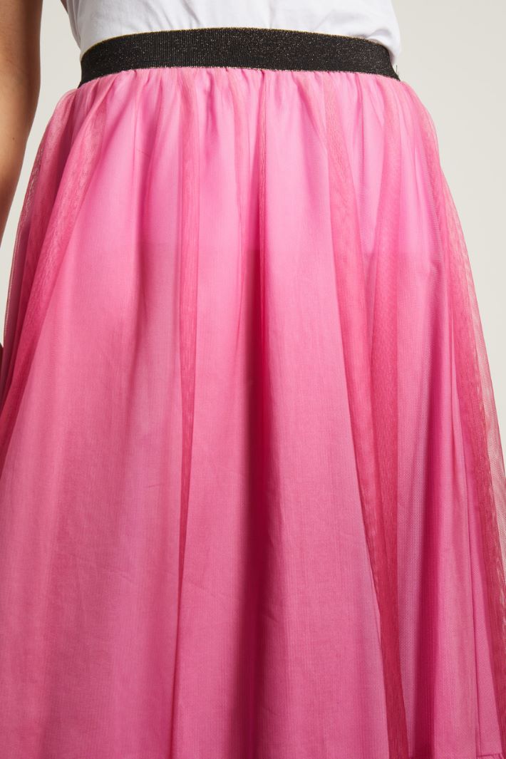 Gonna in tulle stampato Fashion Market - 3