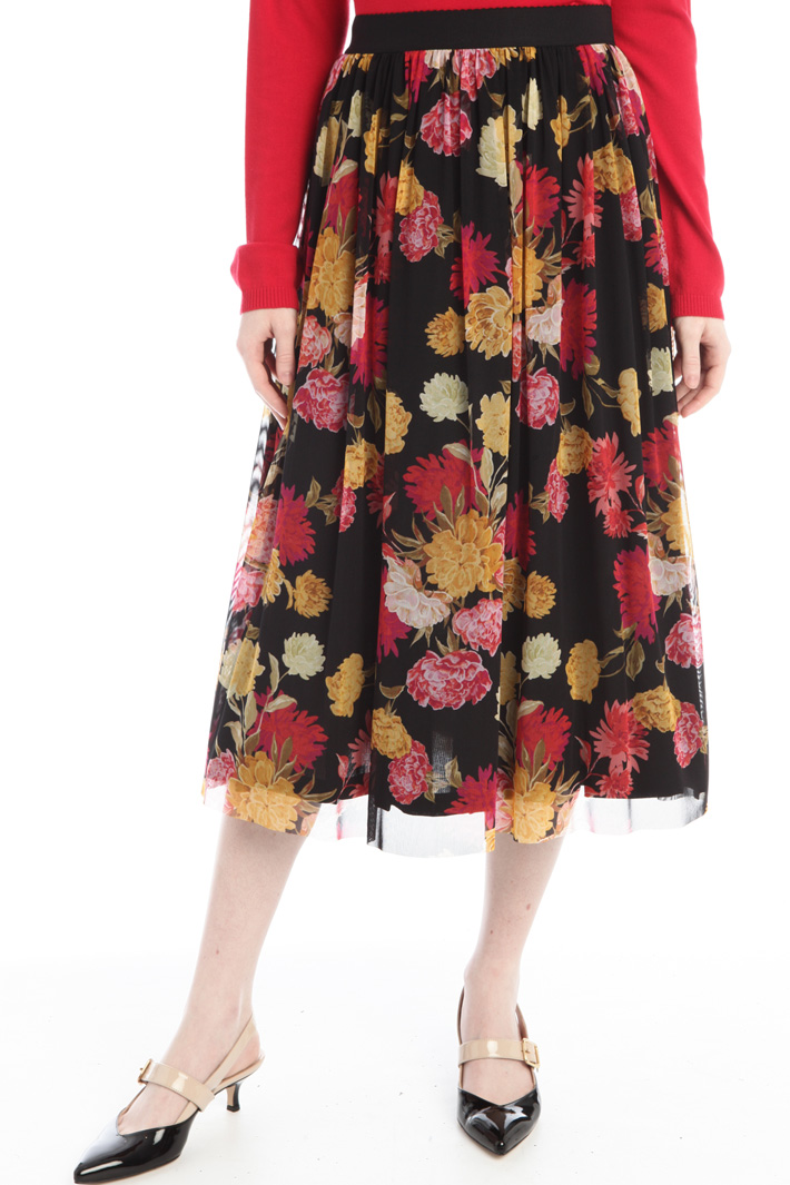 Gonna in tulle stampato Fashion Market - 5