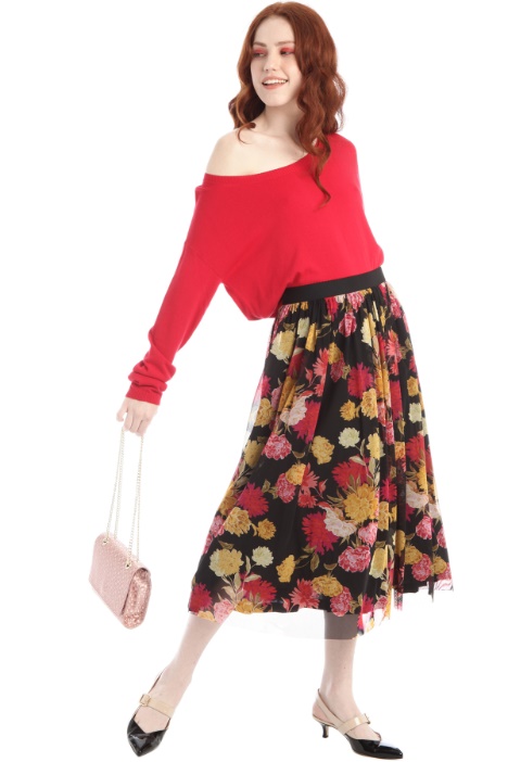 Gonna in tulle stampato Fashion Market