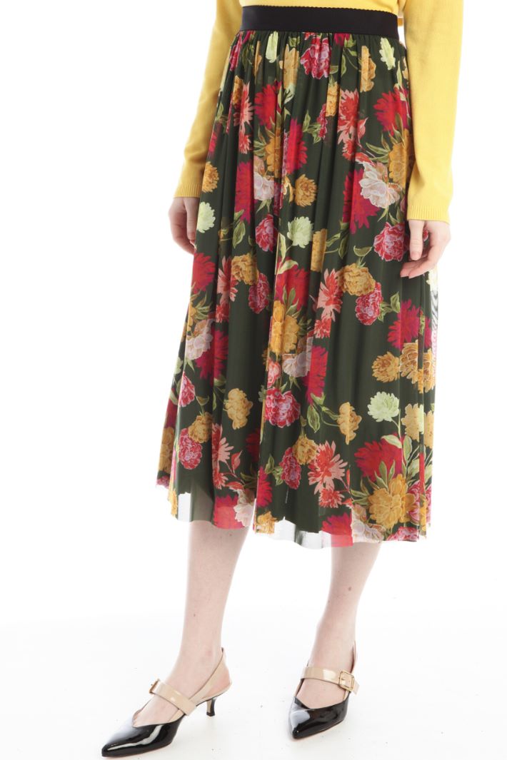 Gonna in tulle stampato Fashion Market - 2