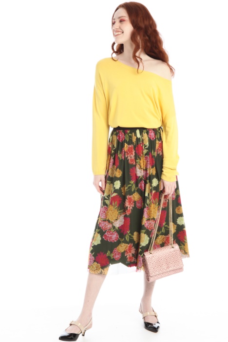 Gonna in tulle stampato Fashion Market