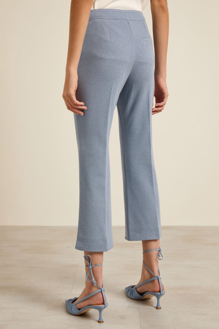 Pantaloni flare cropped  - CELESTE - Fashion Market - 4