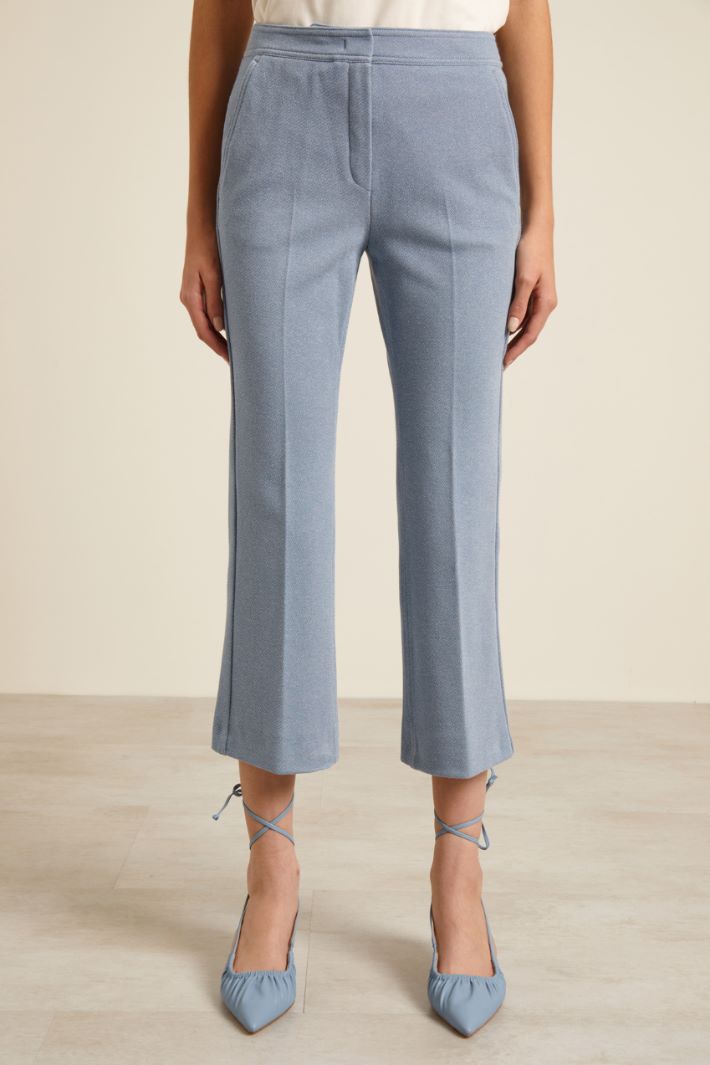 Pantaloni flare cropped  - CELESTE - Fashion Market - 2