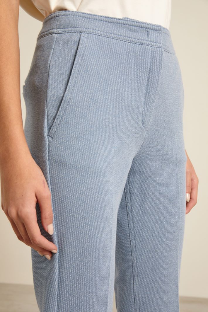 Pantaloni flare cropped  - CELESTE - Fashion Market - 3