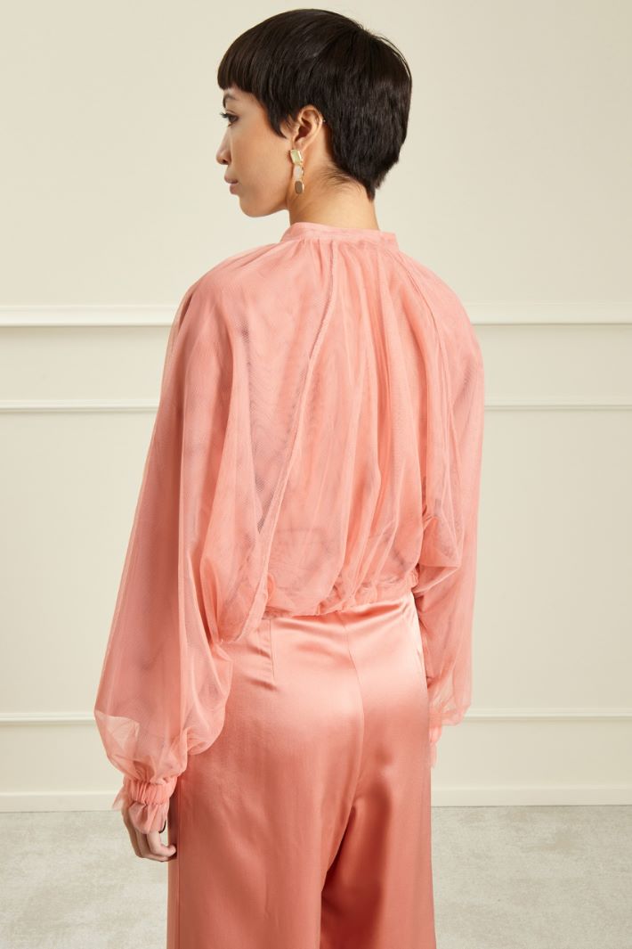 Coprispalle in jersey a rete Fashion Market - 4