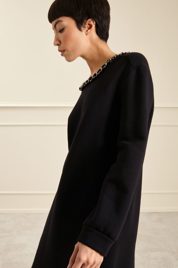 Felpa lunga in cotone Fashion Market - 3