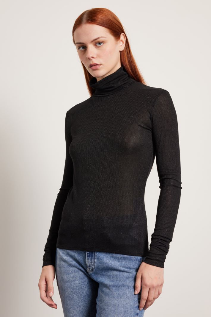 Dolcevita a coste lamé Fashion Market - 2