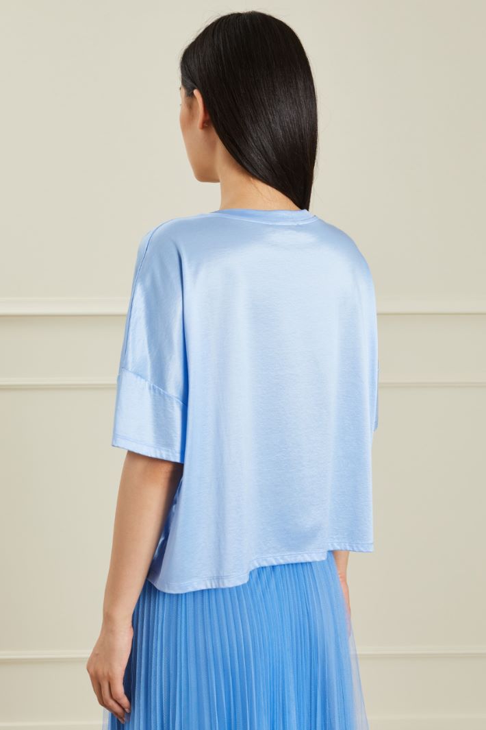 T-shirt in raso Fashion Market - 4
