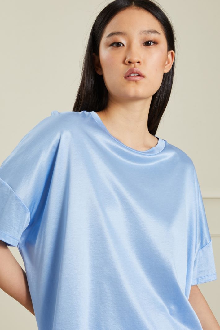 T-shirt in raso Fashion Market - 3