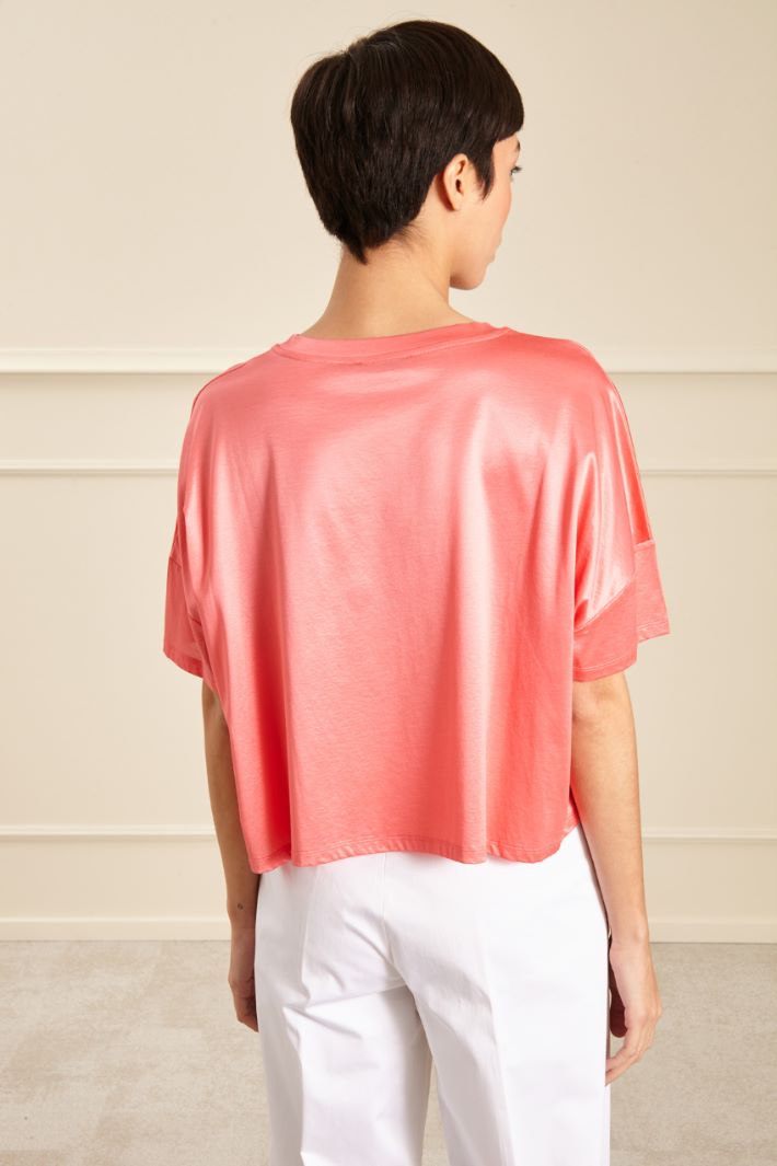 T-shirt in raso Fashion Market - 4