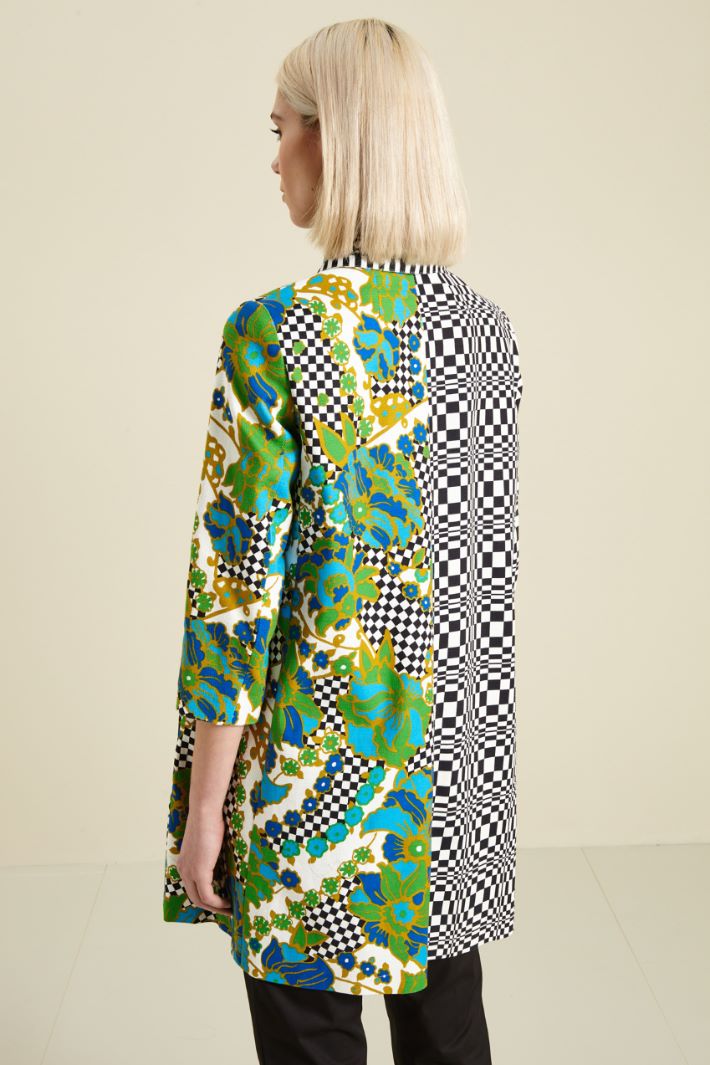 Giacca lunga in stuoia Fashion Market - 4