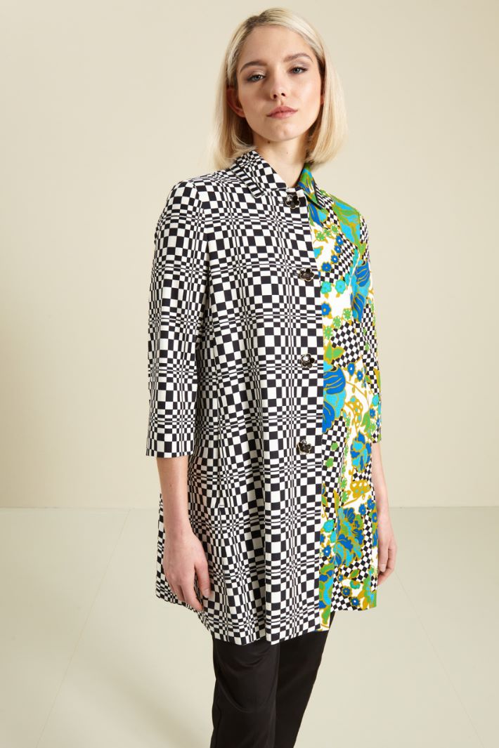 Giacca lunga in stuoia Fashion Market - 2