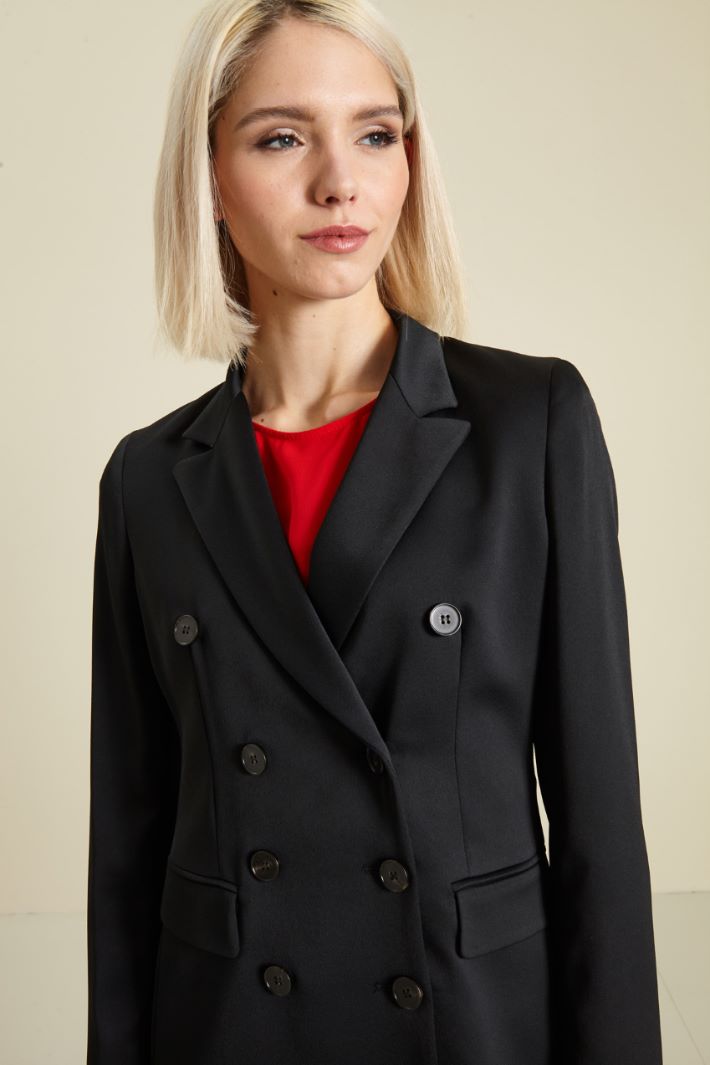 Blazer doppiopetto - NERO - Fashion Market - 3