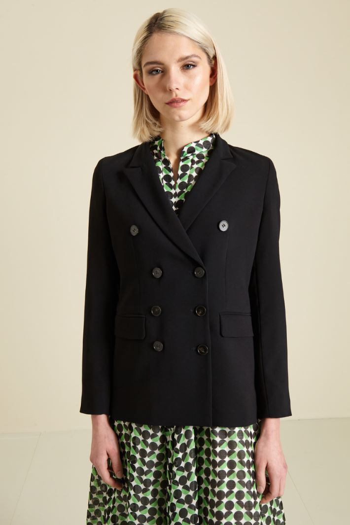 Blazer doppiopetto - NERO - Fashion Market - 2