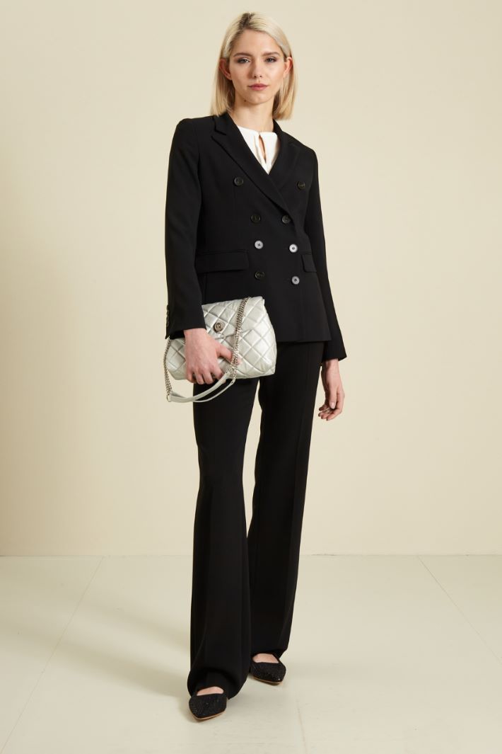 Blazer doppiopetto - NERO - Fashion Market