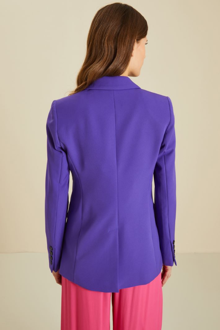 Blazer doppiopetto in cady Fashion Market - 4