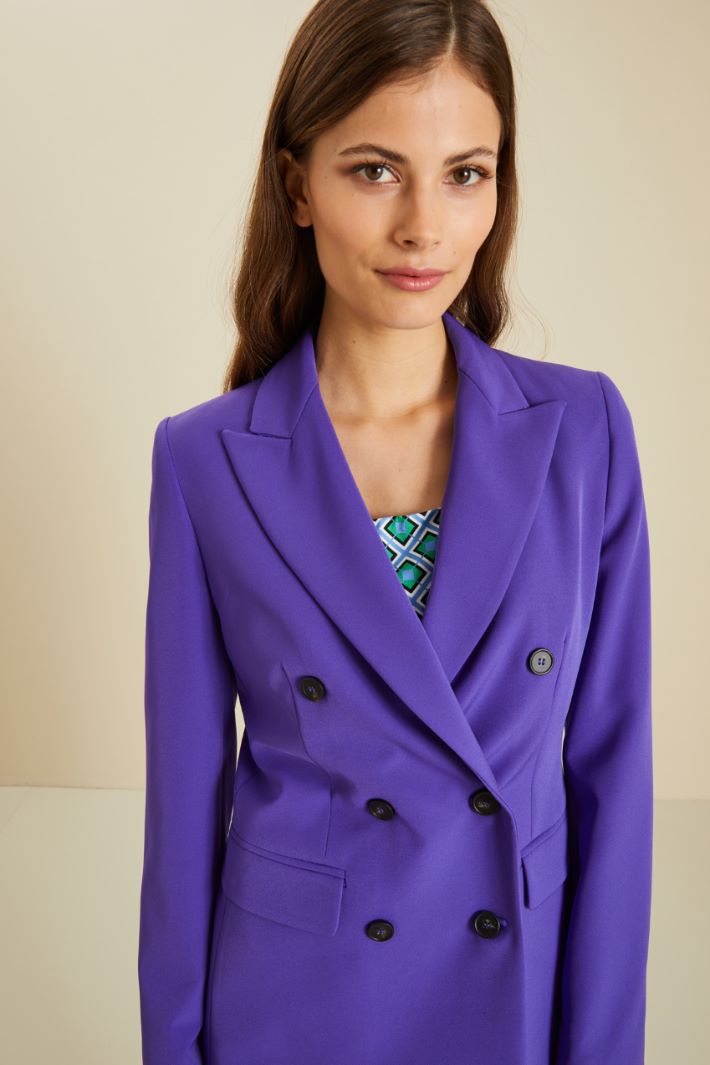 Blazer doppiopetto in cady Fashion Market - 3