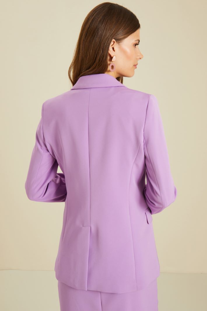 Blazer doppiopetto in cady Fashion Market - 4