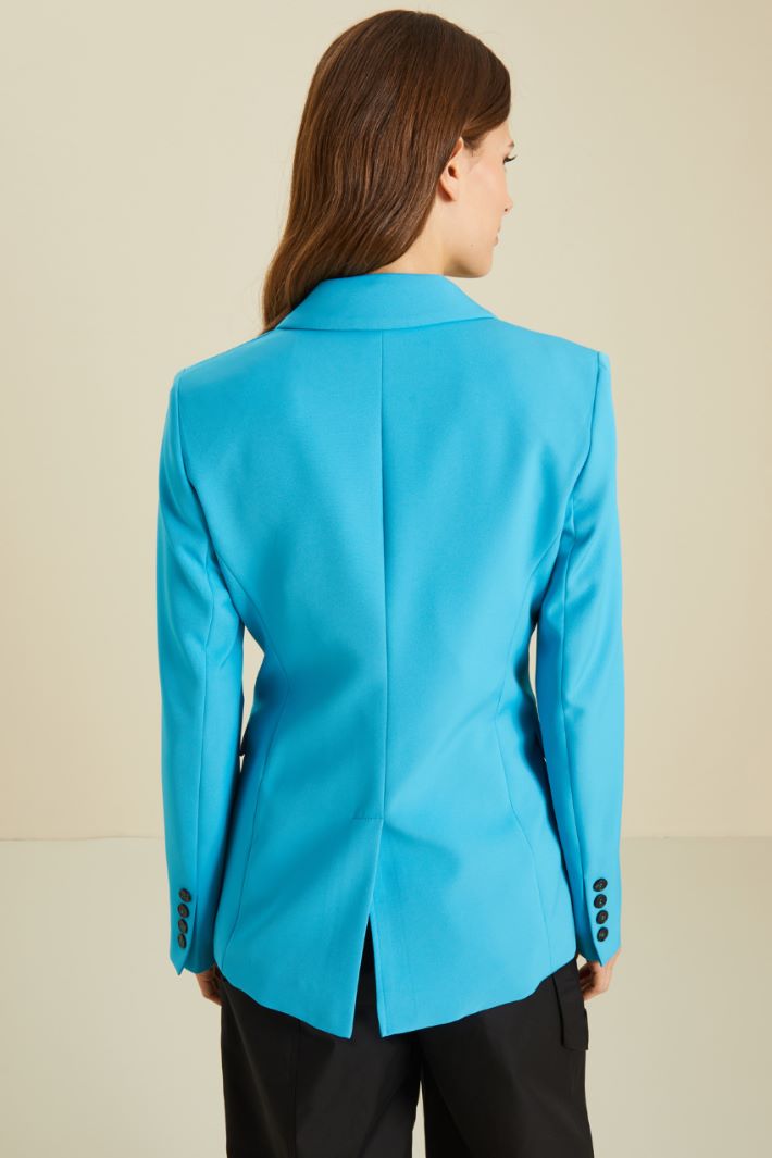 Blazer doppiopetto in cady Fashion Market - 4