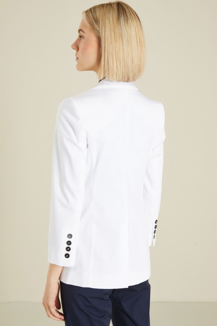 Blazer doppiopetto in cotone Fashion Market - 4