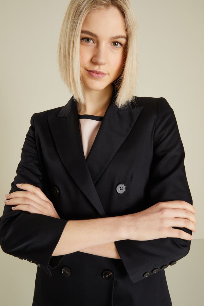 Blazer doppiopetto in cotone Fashion Market - 3