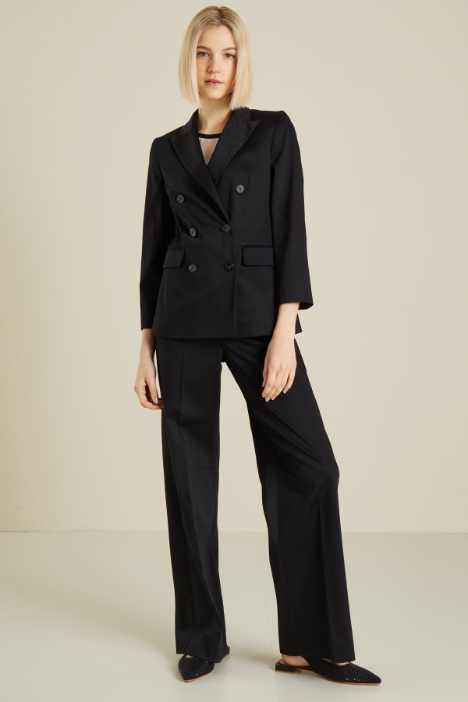 Blazer doppiopetto in cotone Fashion Market