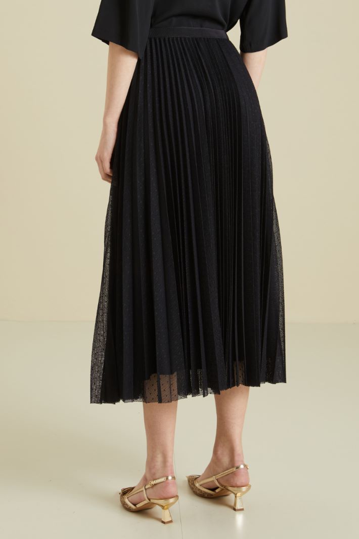 Gonna plissè in tulle - BLU NOTTE - Fashion Market - 4
