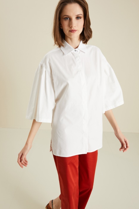 Camicia over in cotone - Fashion Market