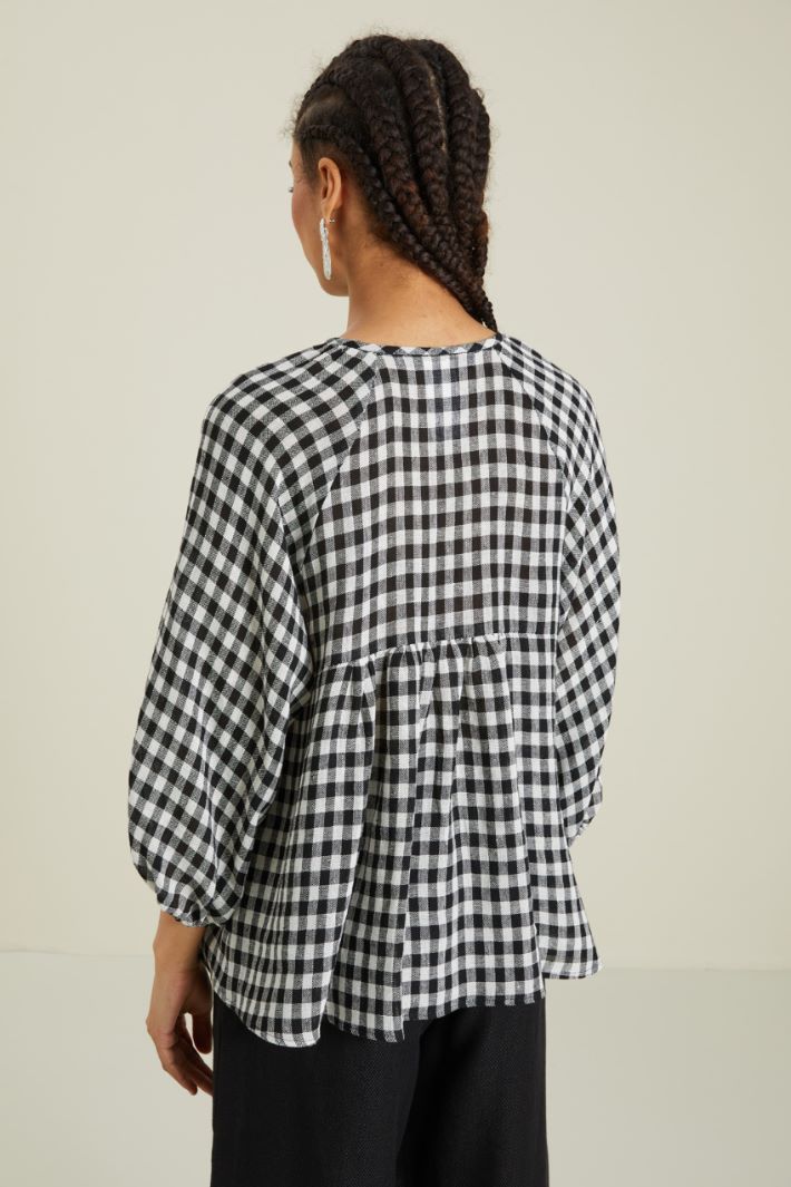 Blusa in lino Fashion Market - 4
