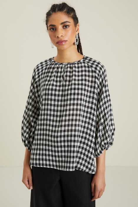 Blusa in lino - Fashion Market
