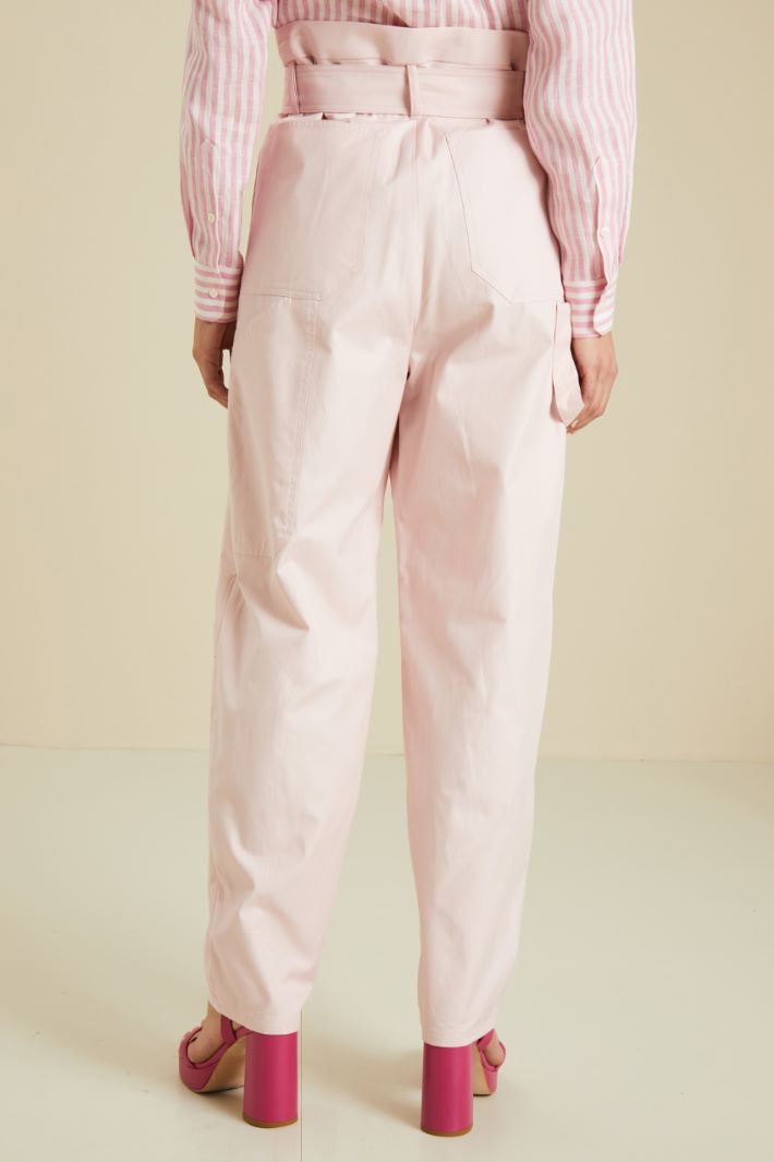 Pantaloni in gabardina - CIPRIA - Fashion Market - 4