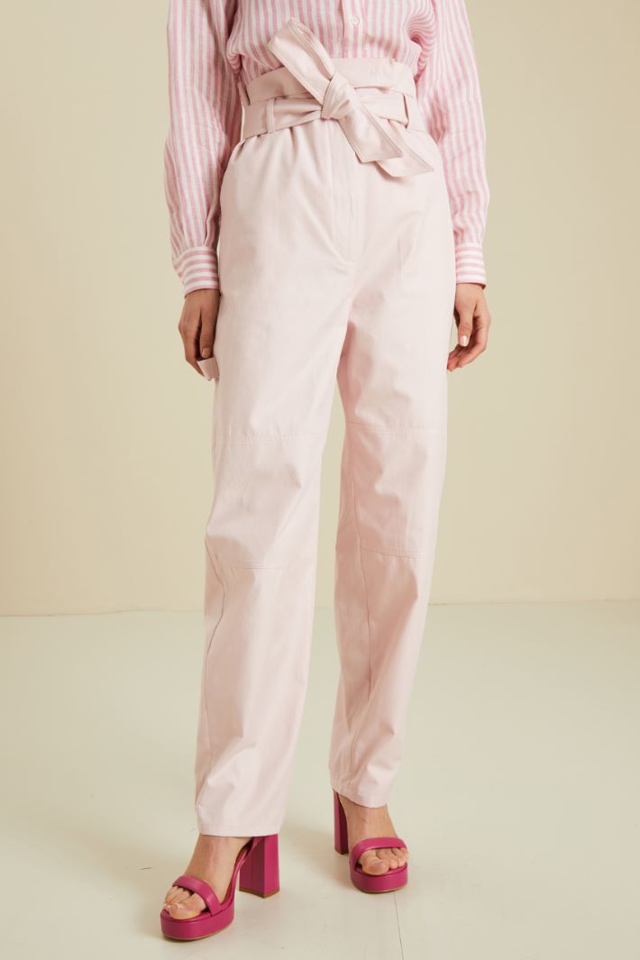 Pantaloni in gabardina - CIPRIA - Fashion Market - 2