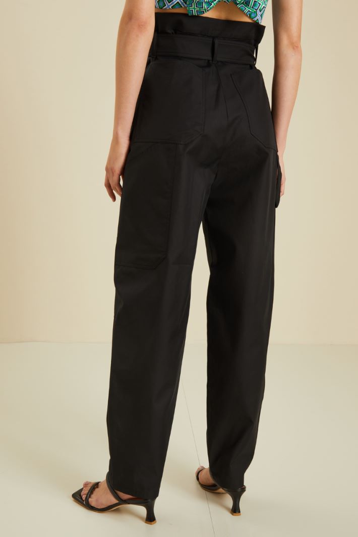 Pantaloni in gabardina Fashion Market - 4