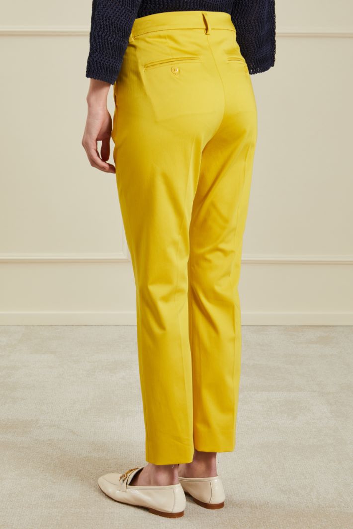 Pantaloni a sigaretta - GIALLO - Fashion Market - 4