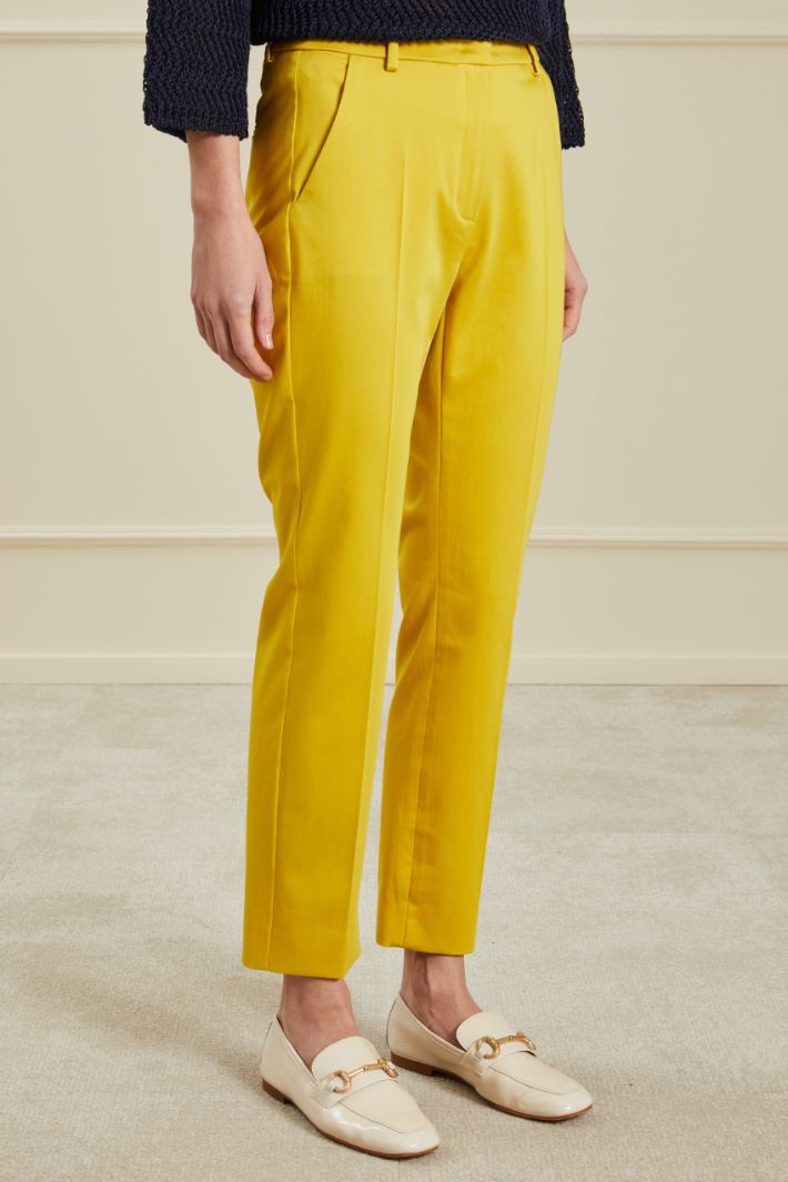Pantaloni a sigaretta - GIALLO - Fashion Market - 2