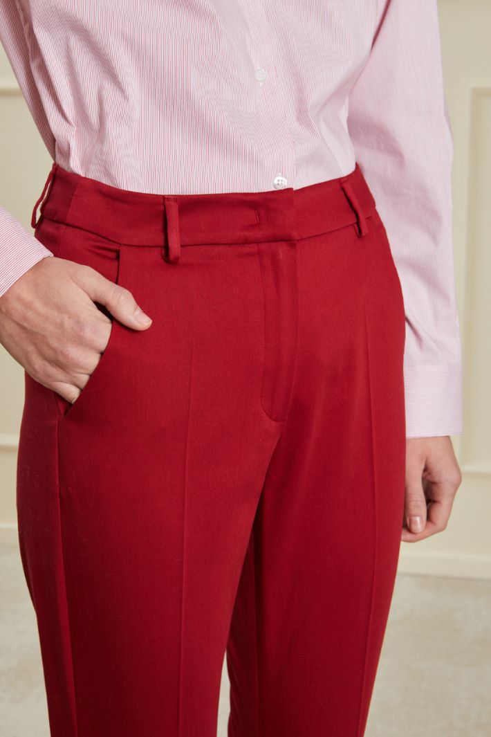 Pantaloni a sigaretta - CILIEGIA - Fashion Market - 3