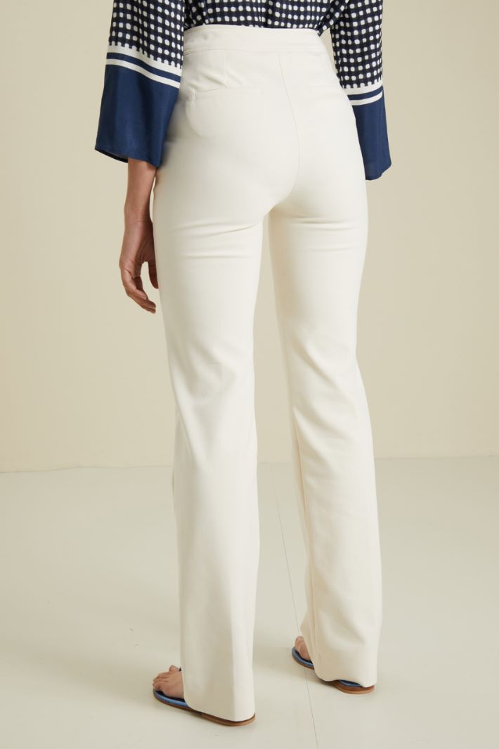 Pantaloni con dettaglio di catena Fashion Market - 4
