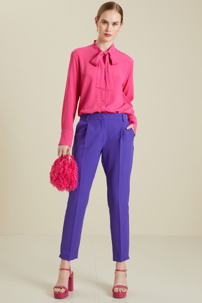 Pantaloni in cady - VIOLA - Fashion Market