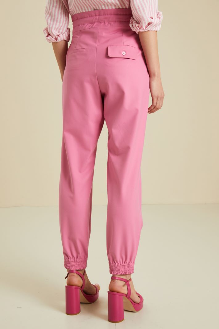 Pantaloni con coulisse - ROSA - Fashion Market - 4