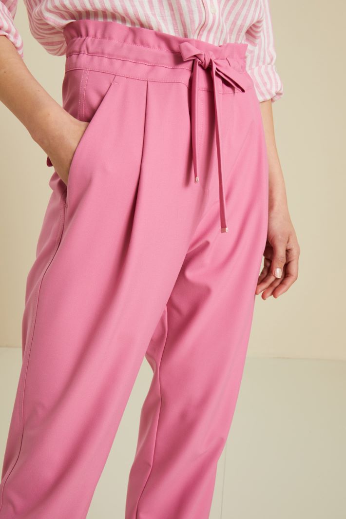 Pantaloni con coulisse - ROSA - Fashion Market - 3